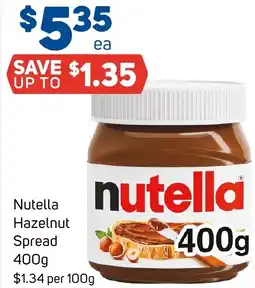 Foodland Nutella Hazelnut Spread offer