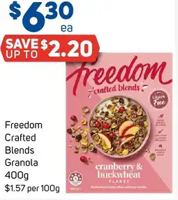 Foodland Freedom Crafted Blends Granola offer