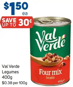Foodland Val Verde Legumes offer