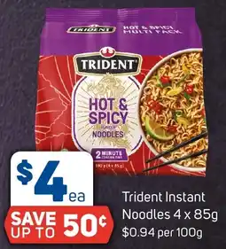 Foodland Trident Instant Noodles offer