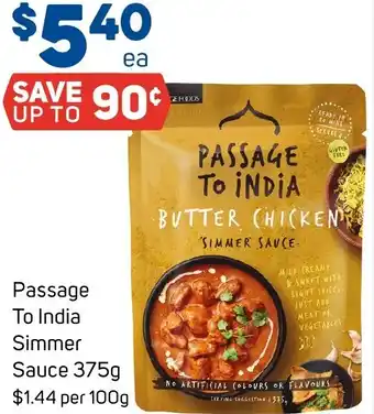 Foodland Passage To India Simmer Sauce offer