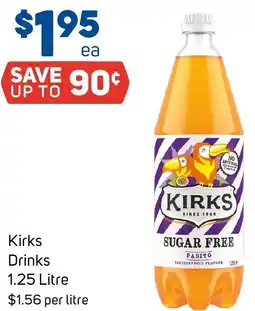 Foodland Kirks Drinks offer