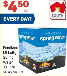 Foodland Foodland Mt Lofty Spring Water offer
