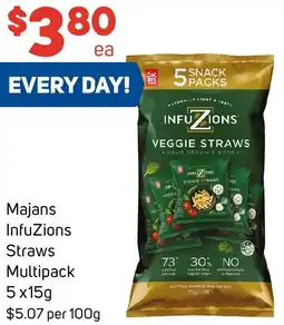 Foodland Majans InfuZions Straws Multipack offer