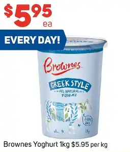 Foodland Brownes Yoghurt offer