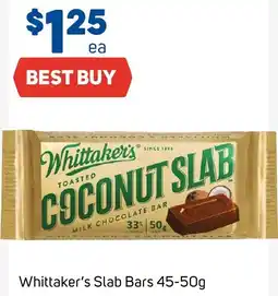 Foodland Whittaker's Slab Bars offer