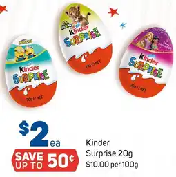 Foodland Kinder Surprise offer