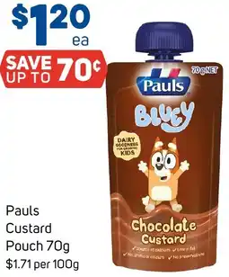 Foodland Pauls Custard Pouch offer