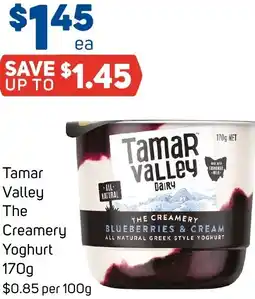 Foodland Tamar Valley The Creamery Yoghurt offer