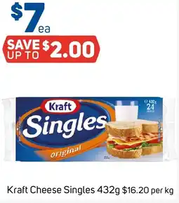 Foodland Kraft Cheese Singles offer