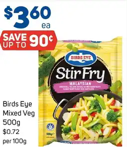 Foodland Birds Eye Mixed Veg offer