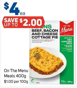Foodland On The Menu Meals offer