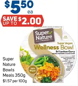 Foodland Super Nature Bowls Meals offer