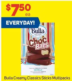 Foodland Bulla Creamy Classics Sticks Multipacks offer