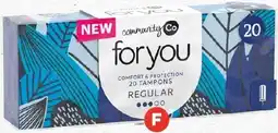 Foodland Community Co For U Regular Tampons offer