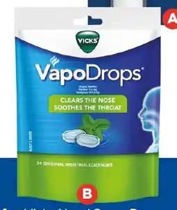 Foodland Vicks VapoDrops Lozenges offer