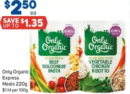 Foodland Only Organic Express Meals offer