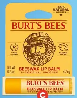 Foodland Burt's Bees Lip Balm offer