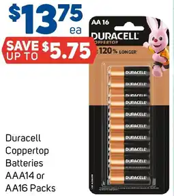 Foodland Duracell Coppertop Batteries offer