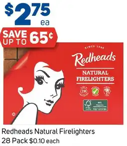 Foodland Redheads Natural Firelighters offer
