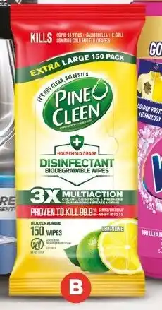 Foodland Pine O Cleen Disinfectant Wipes offer