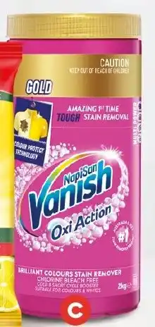 Foodland Vanish Gold Stain Remover Powder offer