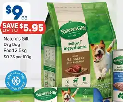 Foodland Nature's Gift Dry Dog Food offer