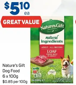 Foodland Nature's Gift Dog Food offer