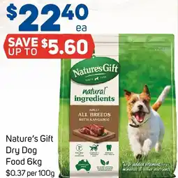 Foodland Nature's Gift Dry Dog Food offer