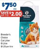 Foodland Breeder's Choice Cat Litter offer