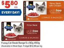 Foodland Fussy Cat Steak Range offer