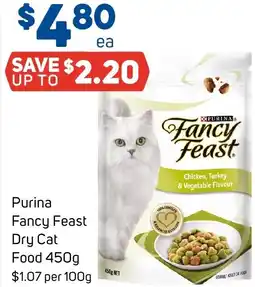 Foodland Purina Fancy Feast Dry Cat Food offer