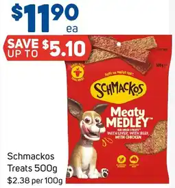 Foodland Schmackos Treats offer