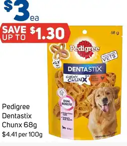 Foodland Pedigree Dentastix Chunx offer