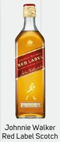 Foodland Johnnie Walker Red Label Scotch offer