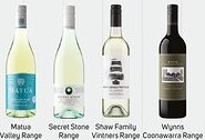 Foodland Matua valley range, secret stone range, shaw family vintners range, wynns coonawarra range offer