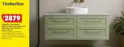 Harvey Norman Timberline 'Washington' 1500mm Wall-Hung Vanity offer