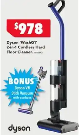 Harvey Norman Dyson 'WashG1' 2-in-1 Cordless Hard Floor Cleaner offer