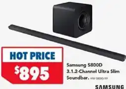Harvey Norman Samsung S800D 3.1.2-Channel Ultra Slim Soundbar offer