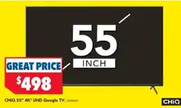 Harvey Norman Chiq 55" 4k uhd google tv offer