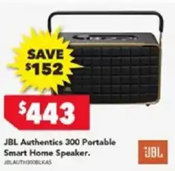 Harvey Norman JBL Authentics 300 Portable Smart Home Speaker offer