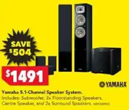 Harvey Norman Yamaha 5.1-Channel Speaker System offer
