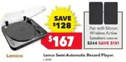 Harvey Norman Lenco Semi-Automatic Record Player offer