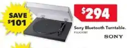 Harvey Norman Sony Bluetooth Turntable offer