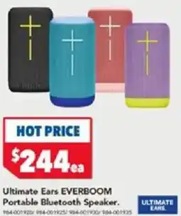Harvey Norman Ultimate Ears EVERBOOM Portable Bluetooth Speaker offer