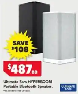 Harvey Norman Ultimate Ears HYPERBOOM Portable Bluetooth Speaker offer
