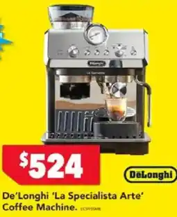 Harvey Norman De'Longhi 'La Specialista Arte' Coffee Machine offer