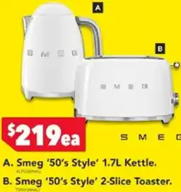 Harvey Norman Smeg '50's Style' 2-Slice Toaster offer