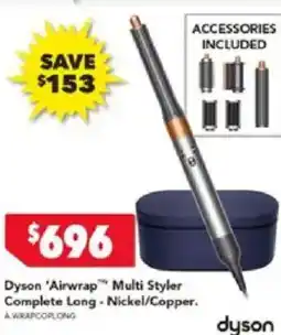 Harvey Norman Dyson 'Airwrap Multi Styler Complete Long offer