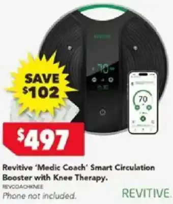 Harvey Norman Revitive 'Medic Coach' Smart Circulation Booster with Knee Therapy offer